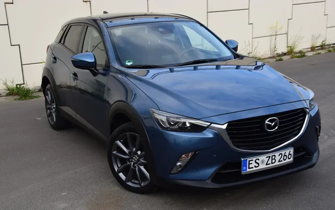 Mazda CX-3 cena 63900 przebieg: 102000, rok produkcji 2018 z Gniezno